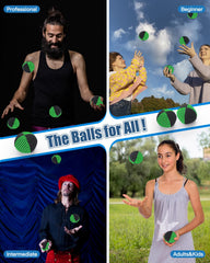 oazoxcx juggling balls weight 4.2 oz supports controlled throws