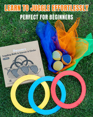 oazoxcx starter set supports solo or group juggling sessions