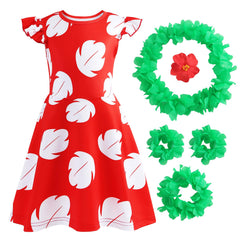 Obavioy Hawaiian princess dress for dress-up and tropical looks