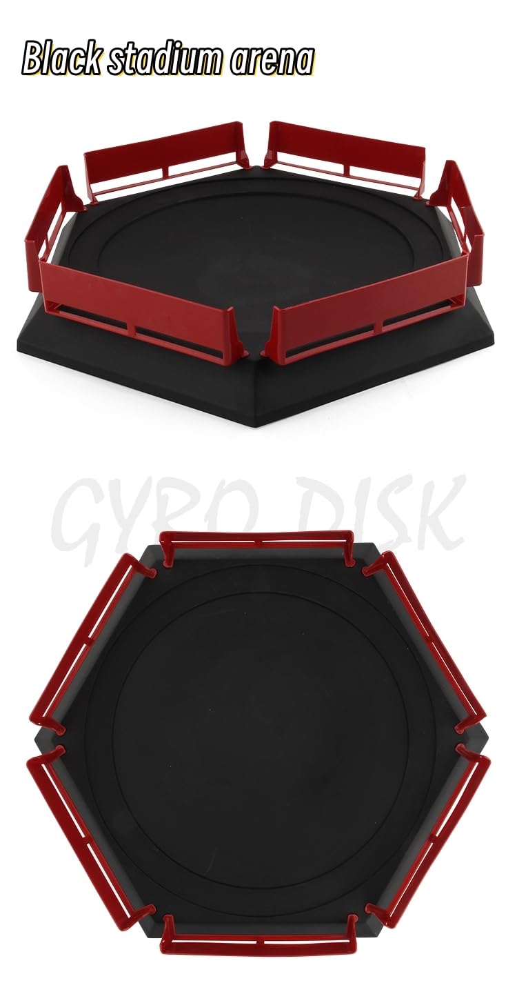 OBEST Stadium Battle Arena side view highlighting spacious 14.88 by 13.74 inch play area
