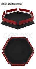 OBEST Stadium Battle Arena side view highlighting spacious 14.88 by 13.74 inch play area