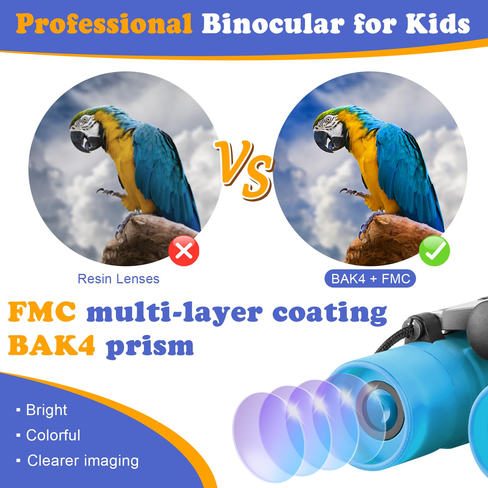OBUBY 8x21 binoculars deliver crystal-clear view with vibrant colors