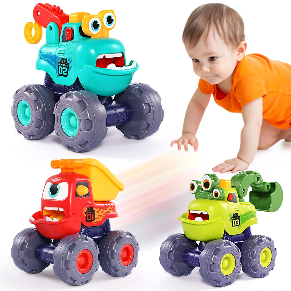 OCATO Monster Truck Excavator toy enhances imaginative play and fine motor skills.