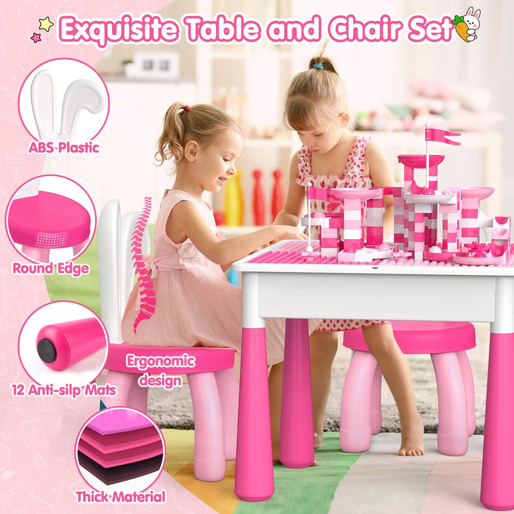 OCATO-two-rabbit-chairs: comfy seating for kids during play.