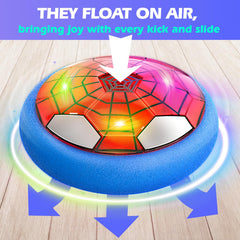 Ocditikl Hover Soccer Ball features foam bumper cushions for gentle kicks.