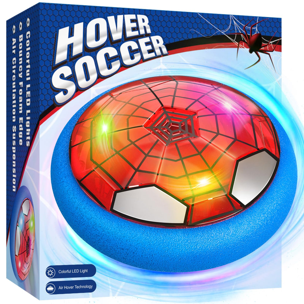 Ocditikl Hover Soccer Ball with LED lights enables safe indoor play.