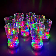 OceanWings battery-operated glow cups provide hours of glow for parties.