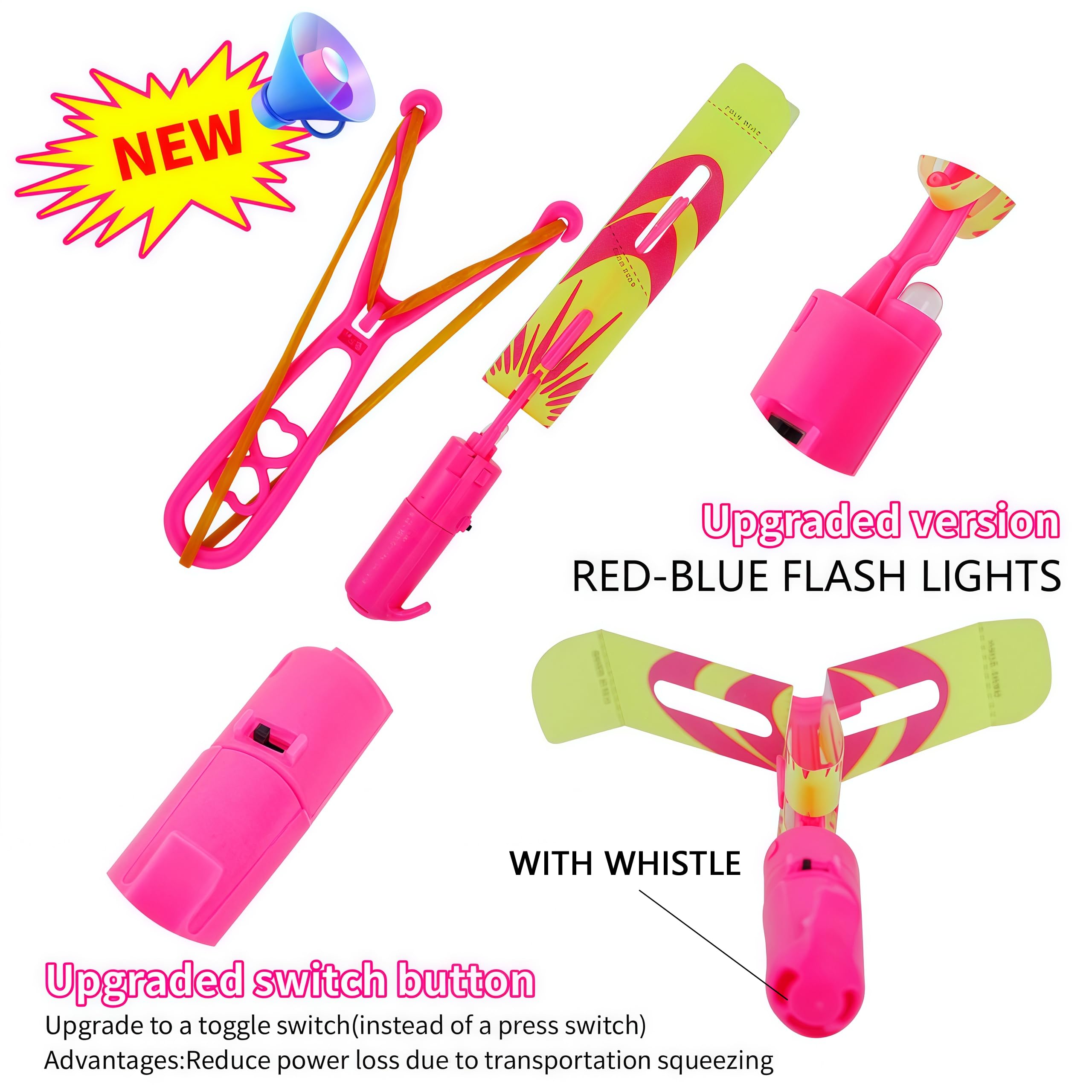 OceanWings blue-red flash LED lights boost visibility during dusk adventures.