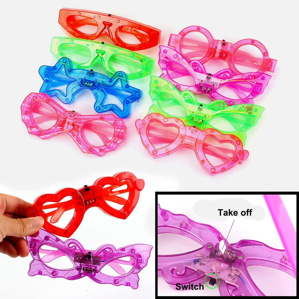 OceanWings LED glasses butterfly shape enhancing Halloween party fun