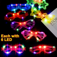 OceanWings LED glasses heart shape adding playful vibes to gatherings