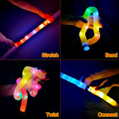 OceanWings pop tubes bent into shapes during playful learning