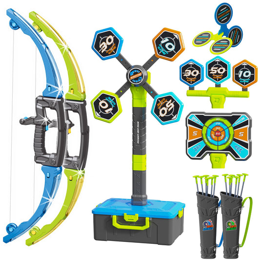 OCHIDO 2-Pack Archery Bows with LED lights for vivid indoor play