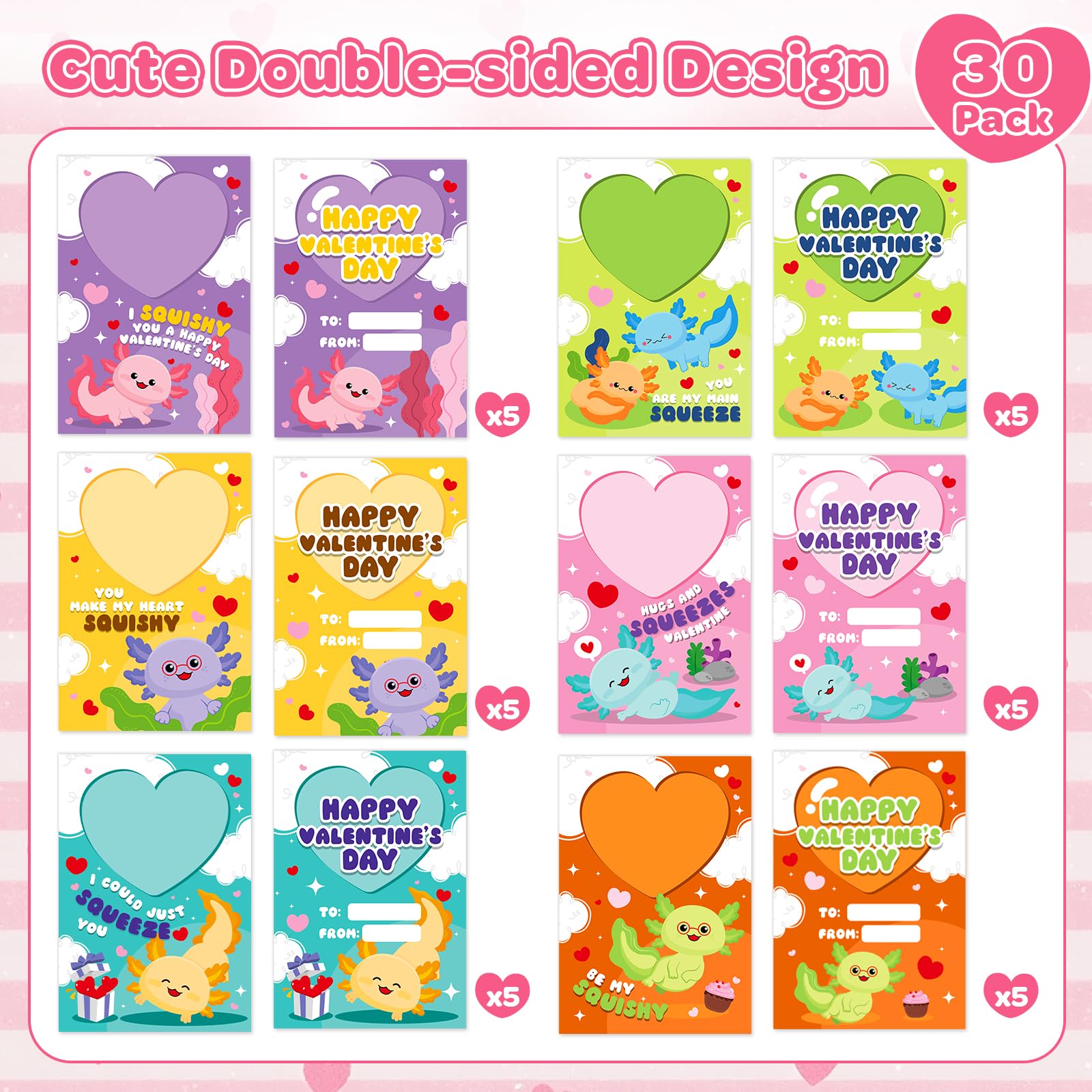 OCHIDO axolotl squeeze toy collection highlighting soft, engaging toys.