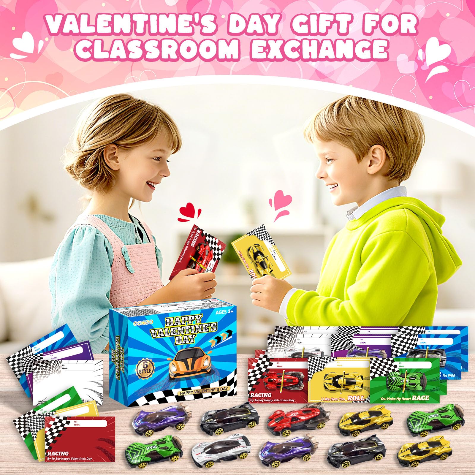 OCHIDO bright valentines card designs boost excitement and participation.