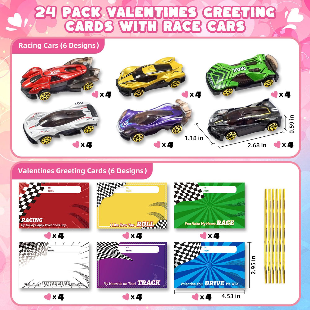 OCHIDO die-cast racing cars in six styles add excitement to gifts.