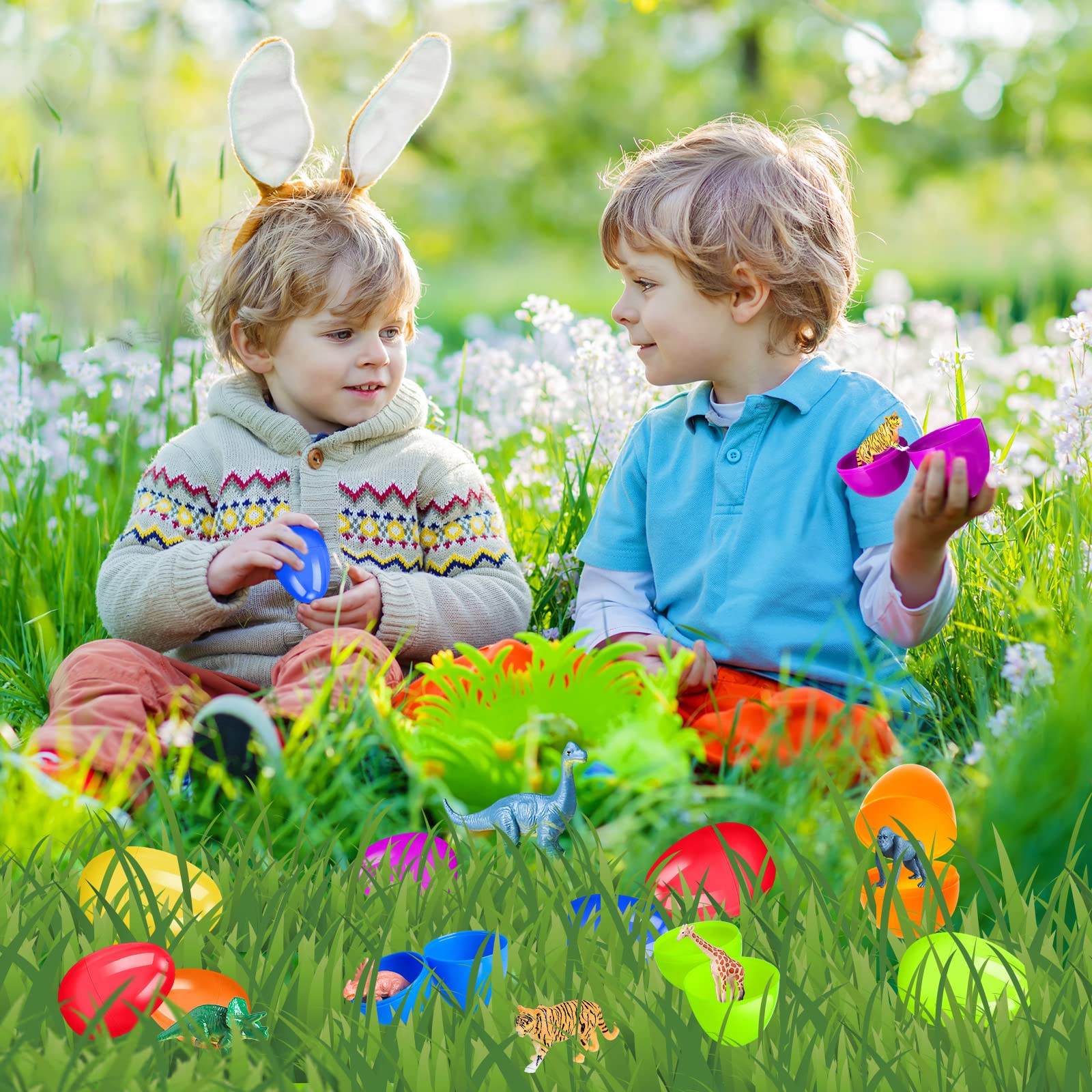 OCHIDO dinosaur Easter toys enhance imaginative play during egg hunts.