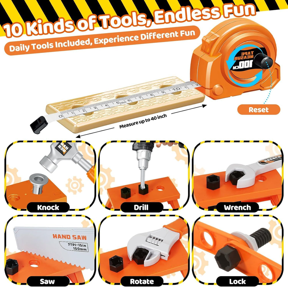 OCHIDO realistic drill motion supports problem-solving during play.