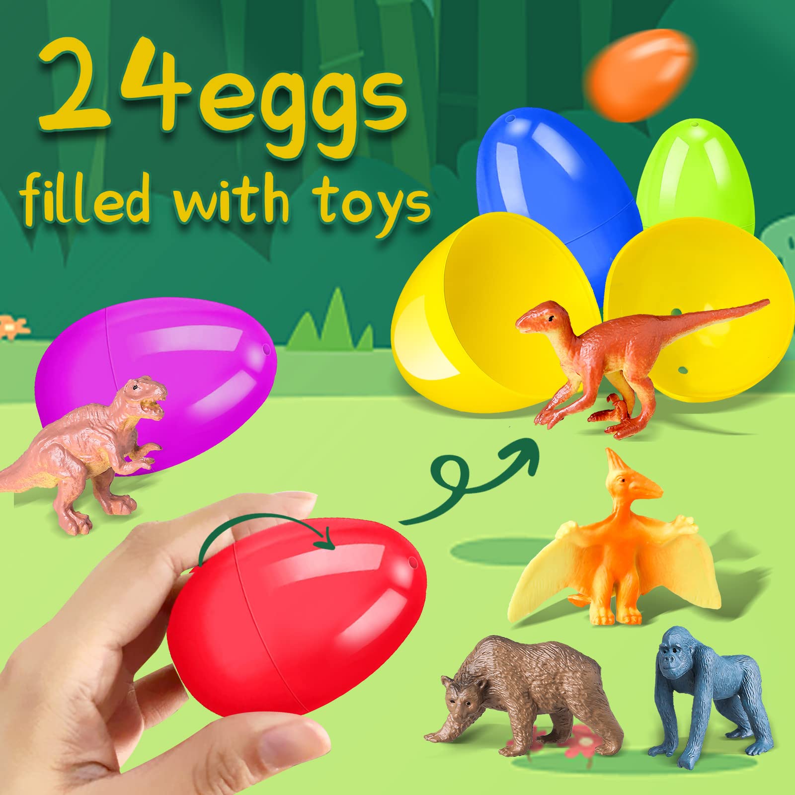 OCHIDO ready-to-hide eggs inspire group play and treasure hunts.