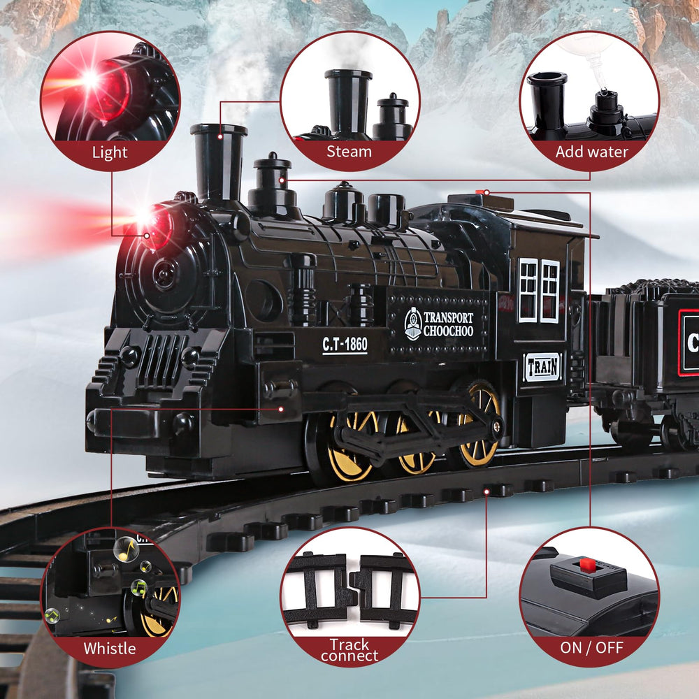 OCHIDO Train Set tracks collection supports stable, derailment-free assembly