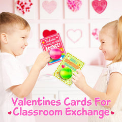 OCHIDO Valentines cards with bags for easy school gifting.