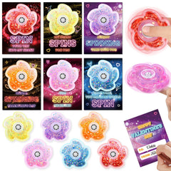 OCHIDO valentines cards with spinners for classroom exchanges to encourage sharing and fun.