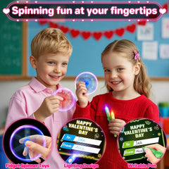 OCHIDO Valentines spinner green color for playful learning objects