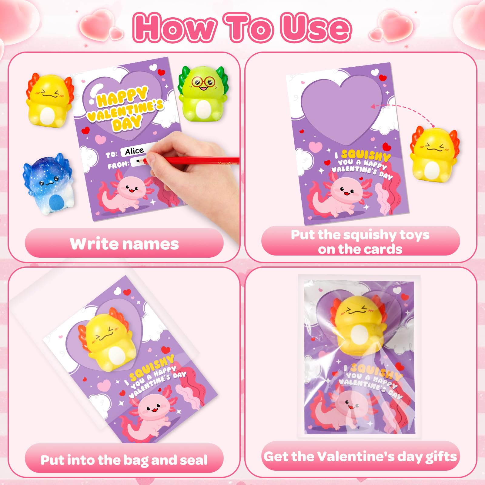 OCHIDO Valentines party favors encourage sharing and friendship among kids.