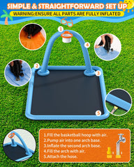 Octaplay splash pad ideal for backyard and poolside play