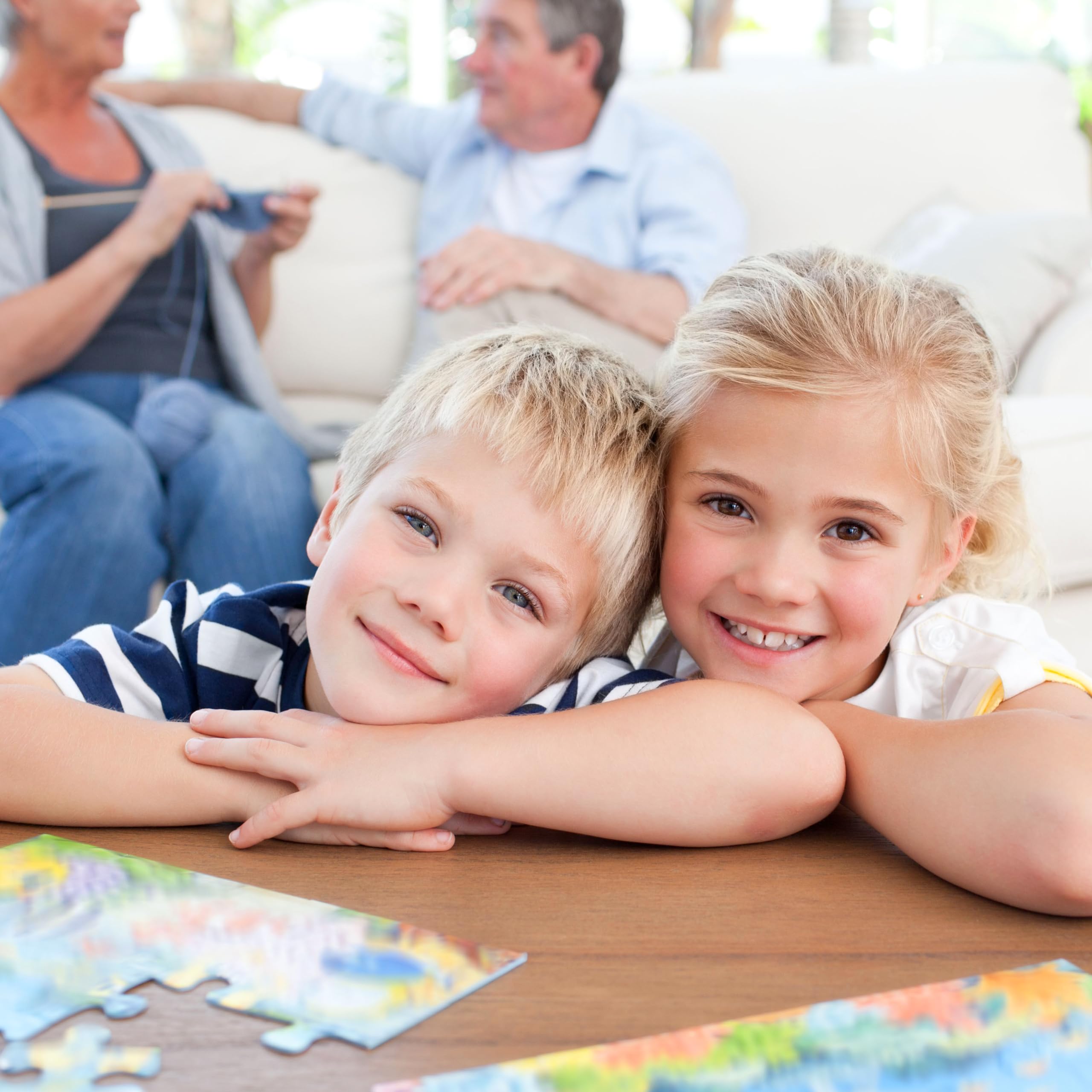 OCTERIC colorful puzzle pack image illustrating varied scenes for multisensory learning.