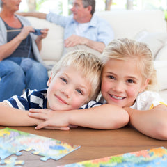 OCTERIC colorful puzzle pack image illustrating varied scenes for multisensory learning.