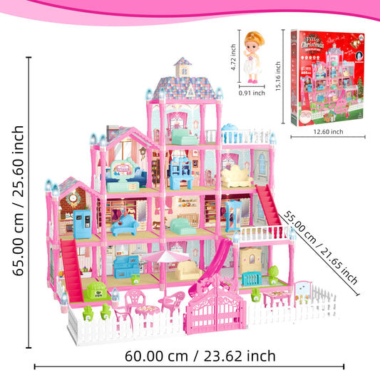 OCTERIC doll house living room view showcases dining furniture and cozy family scenes