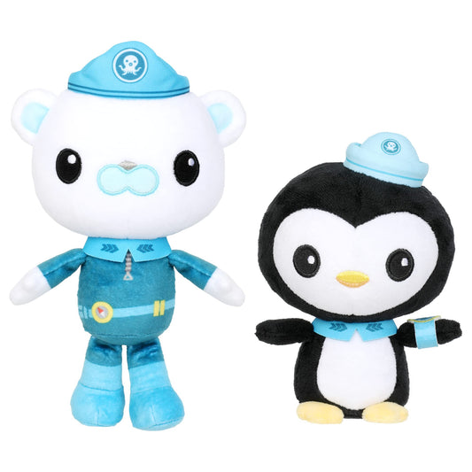 Octonauts Above & Beyond plush Captain Barnacles 8-inch, soft cuddle companion for bedtime adventures.