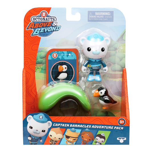 OCTONAUTS Captain Barnacles deluxe figure with moving limbs for action play.
