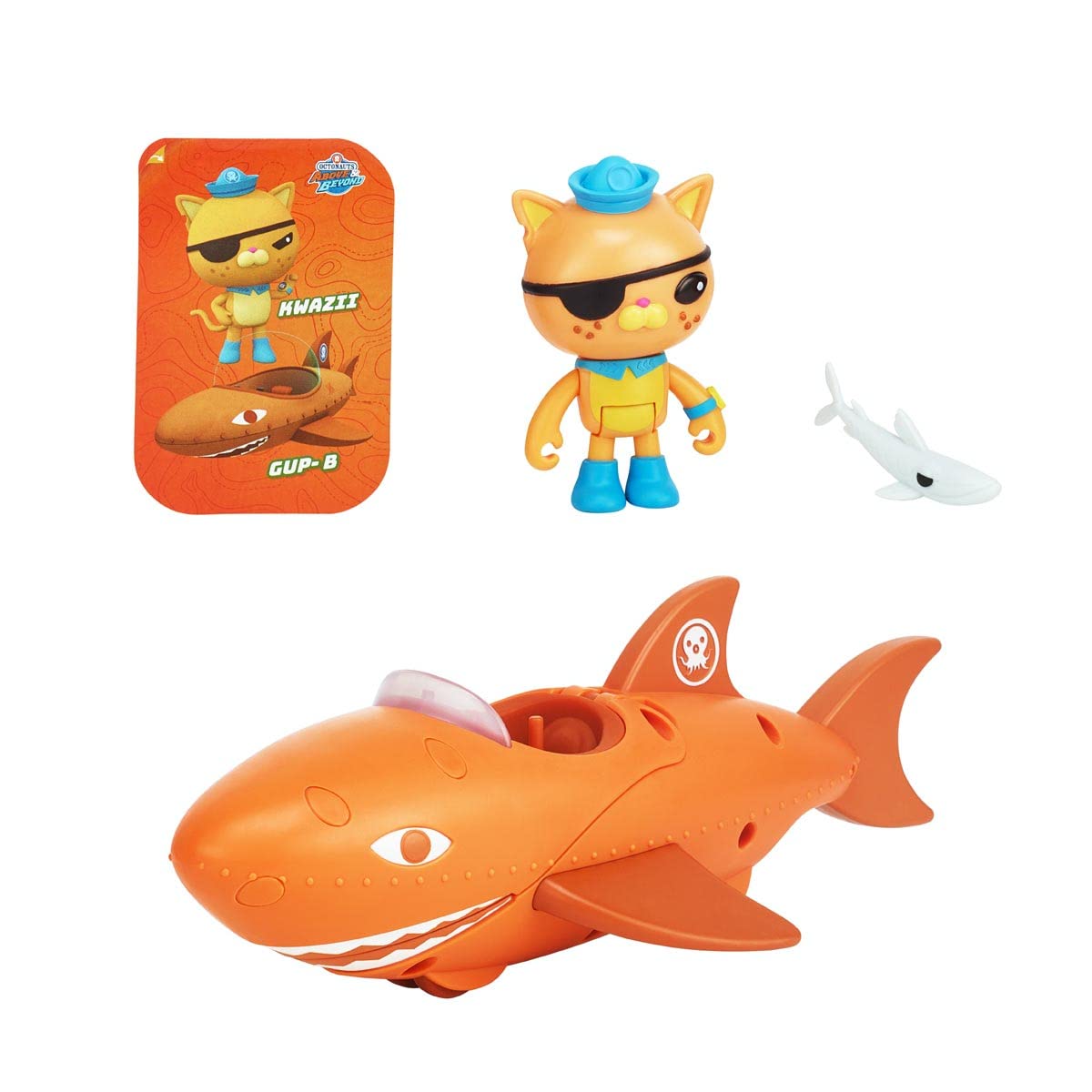 Octonauts Kwazii 3-inch figure ready for imaginative play and adventures