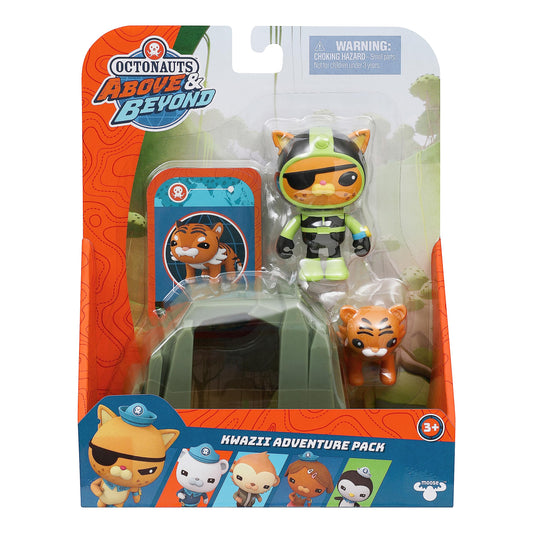 Octonauts Kwazii figure with movable arms ready for action-packed missions