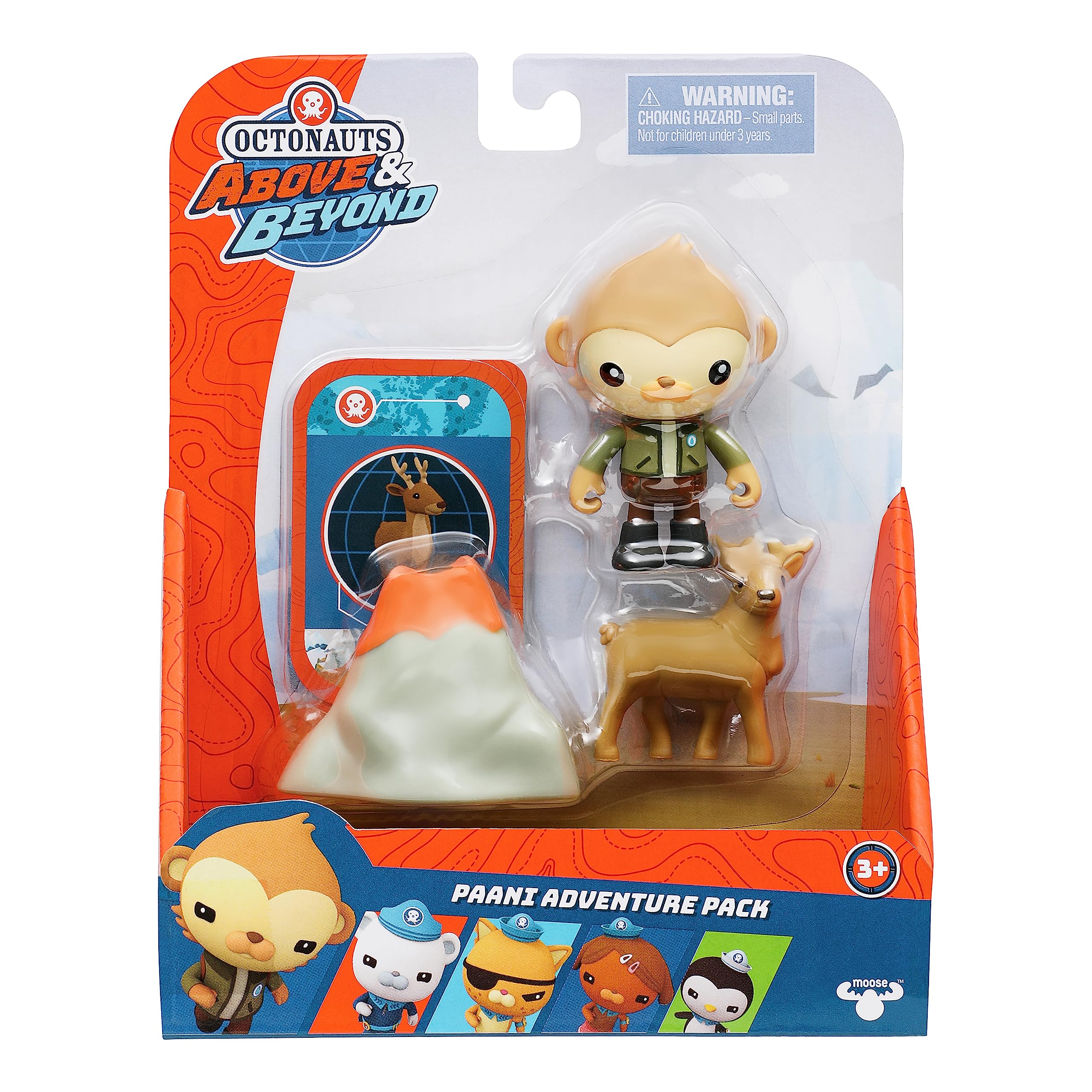Octonauts Paani hydrologist figure ready for underwater rescue adventures.
