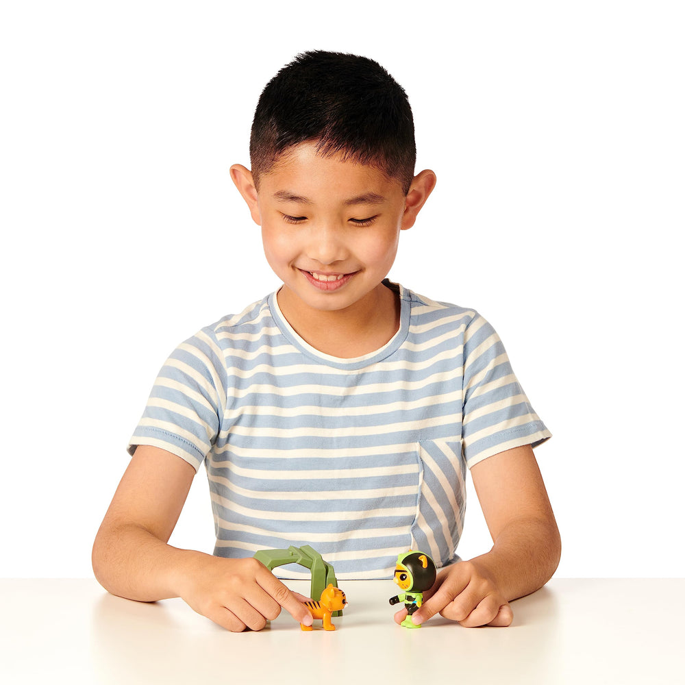 Indochinese tiger mini-creature for rescue adventures