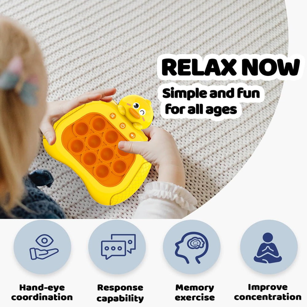 OCYGL handheld pop push toy – colorful bubbles support fine motor play.