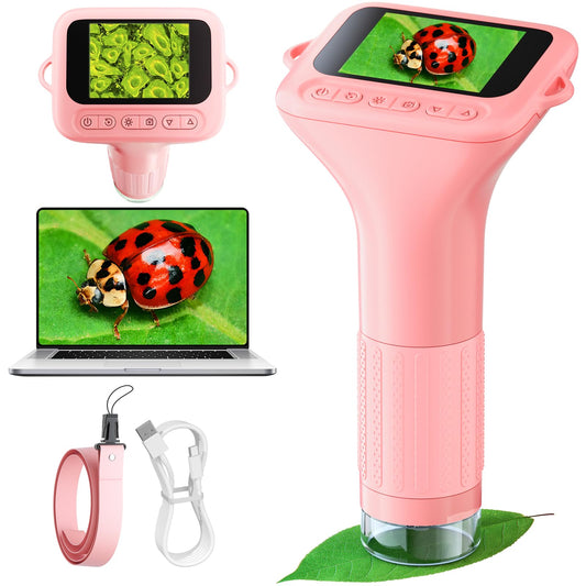 Odatay kids microscope portable handheld design for on the go learning.