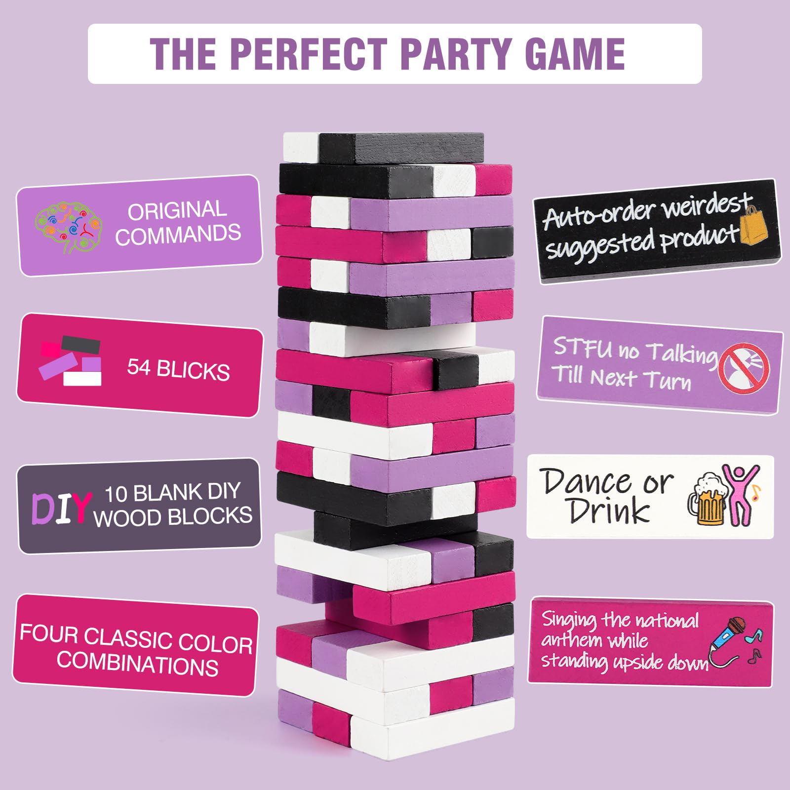 Odewhine blank blocks enable DIY rules and scenarios.