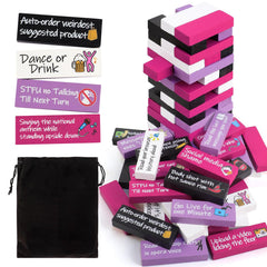 Odewhine 54-piece block set for lively party game sessions.