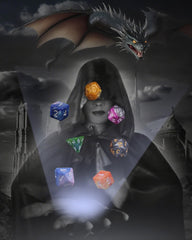 ODINROLL six complete sets laid out for RPG readiness