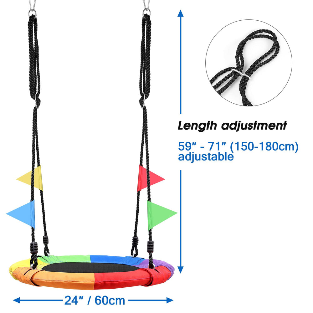 Odoland 5ft tree straps hanging system for quick tree mounting.