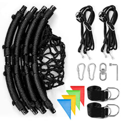 Odoland spider web tree swing suitable for indoor or outdoor installation