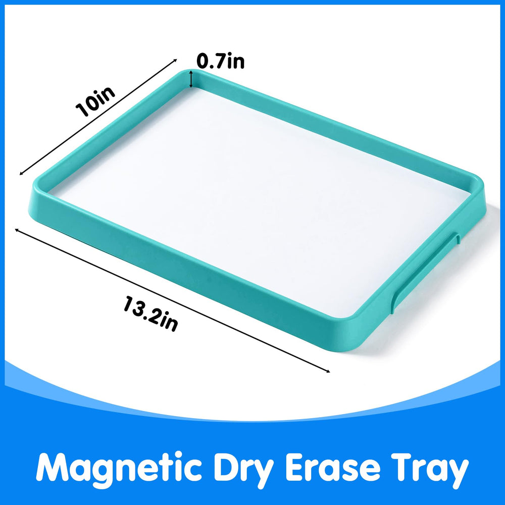 Odoorgames magnetic tray colors spark engagement while preserving tabletop mess-free play in classrooms.