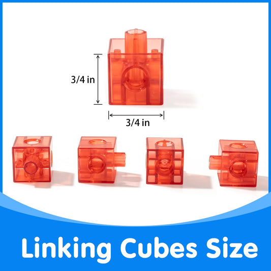 Odoorgames translucent linking cubes building colorful structures to boost spatial reasoning