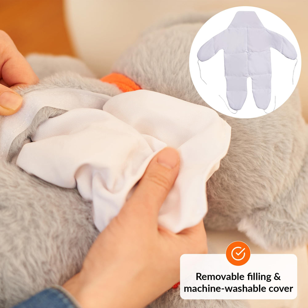 ODOXIA Koala weighted plush easy removal for quick cleanup after sessions
