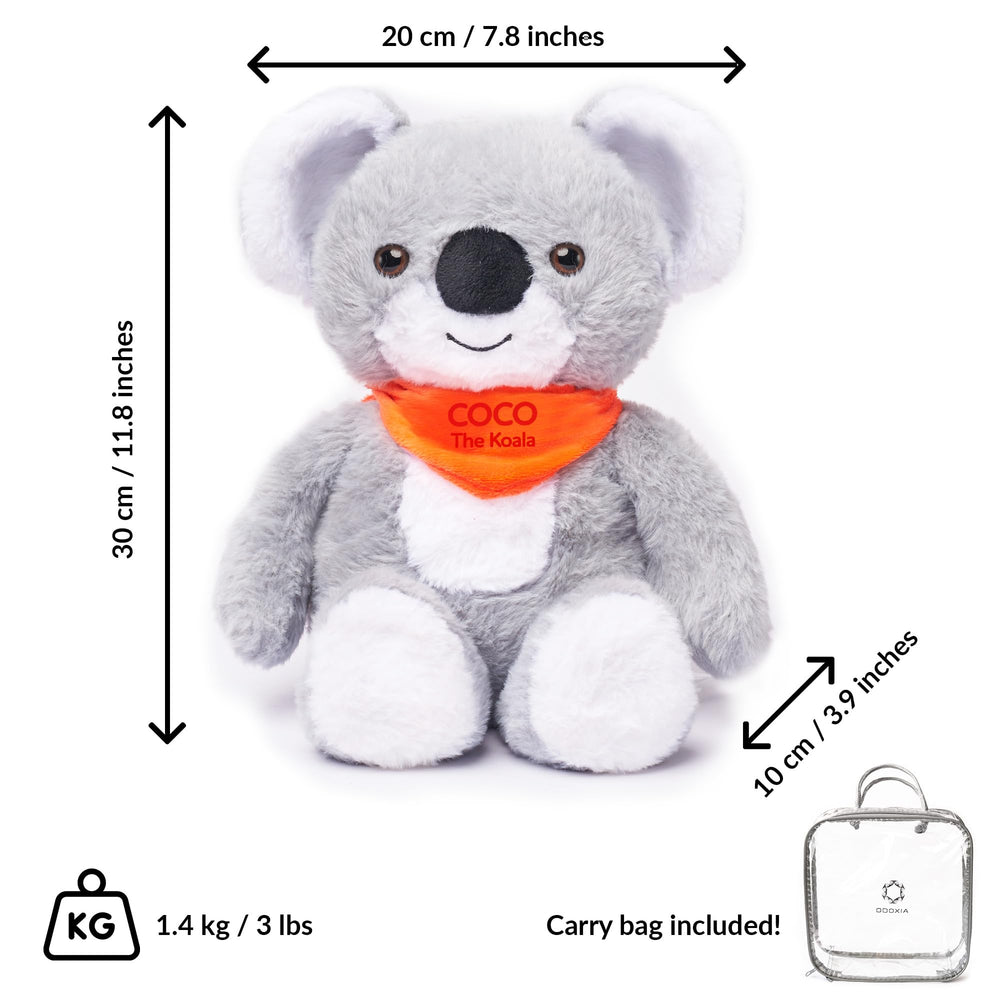 ODOXIA Koala weighted plush used for studying helps with focus and concentration
