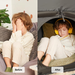 ODOXIA Sensory Tent features lighting options and safe visual play.