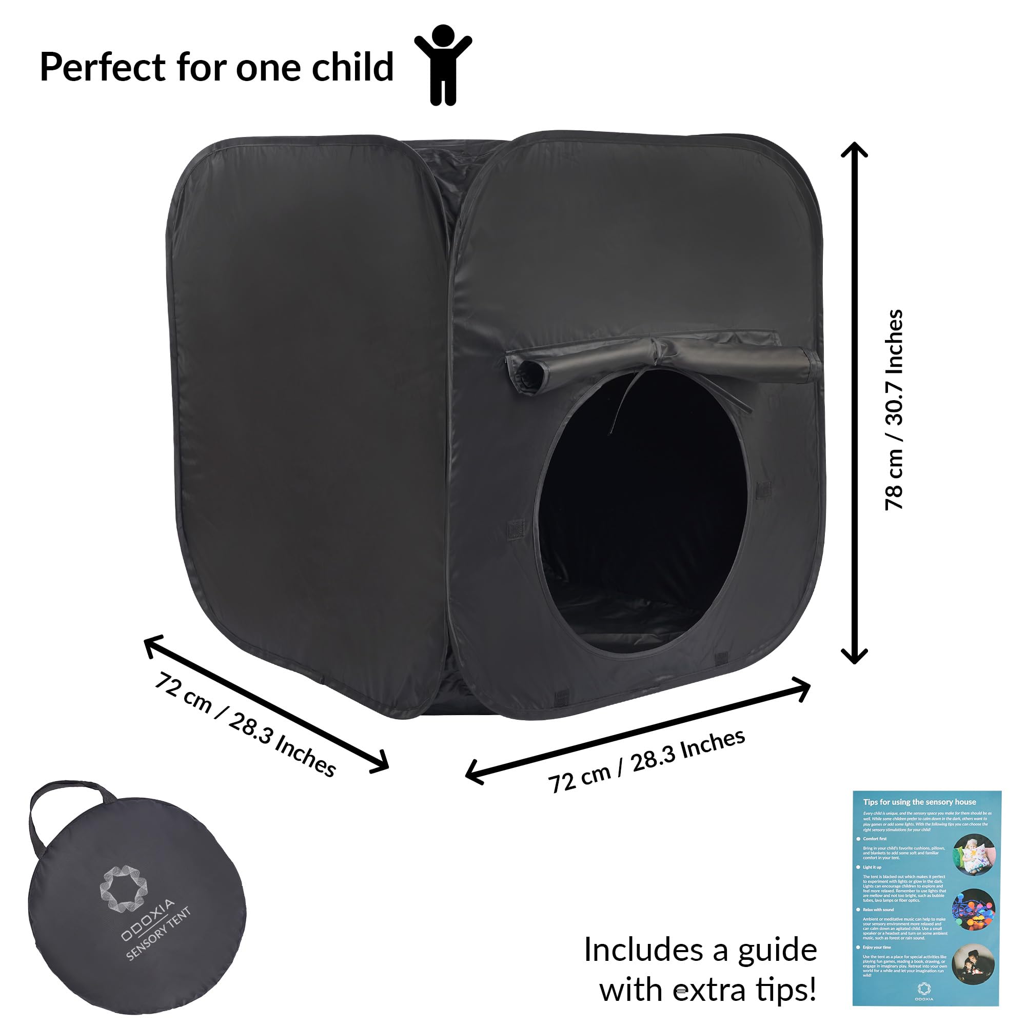 ODOXIA Sensory Tent portable sensory room supports flexible calm spaces.